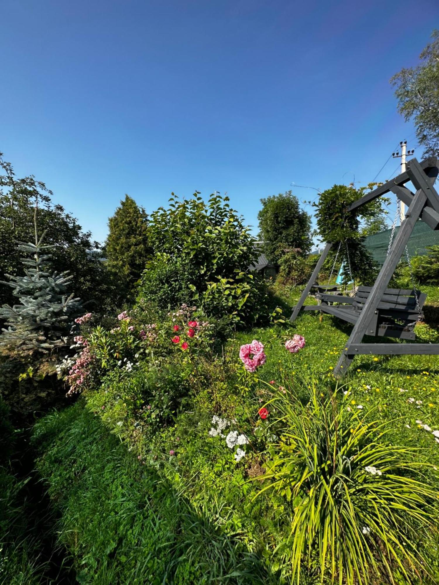 Казковий Дім Та Garden Два Будиночки В Горах З Чаном-Джакузі Slavske Exteriör bild